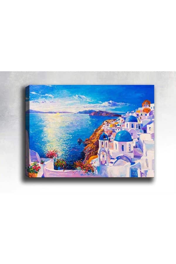 Shop365 Yunanistan Manzara Kanvas Tablo SB-25502