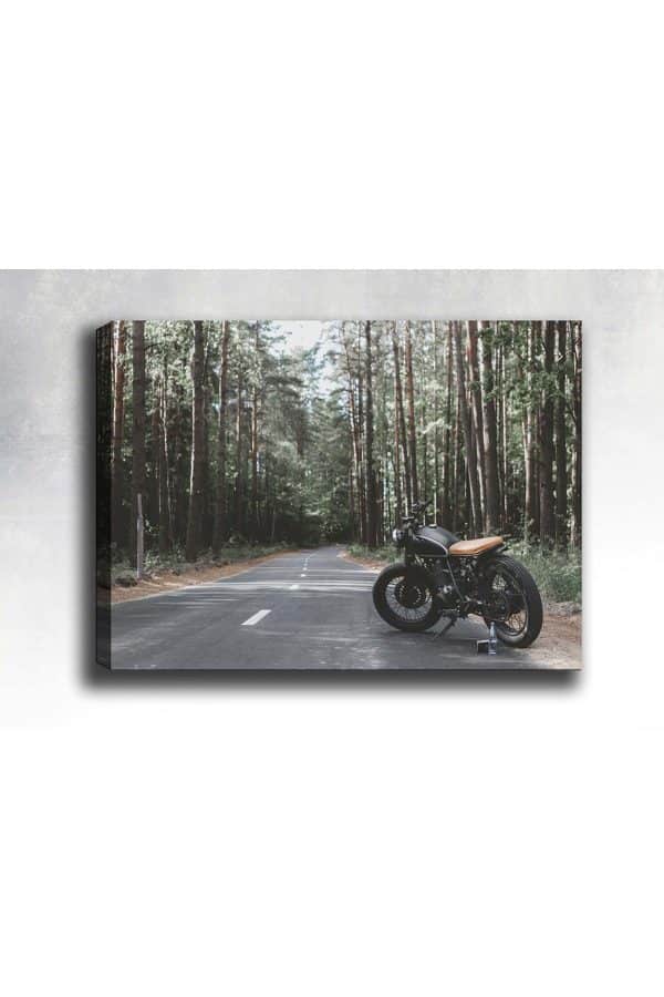 Shop365 Orman ve Motorsiklet Kanvas Tablo SB-64406