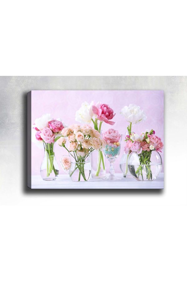 Shop365 Vazodaki Çiçekler Kanvas Tablo SB-5042